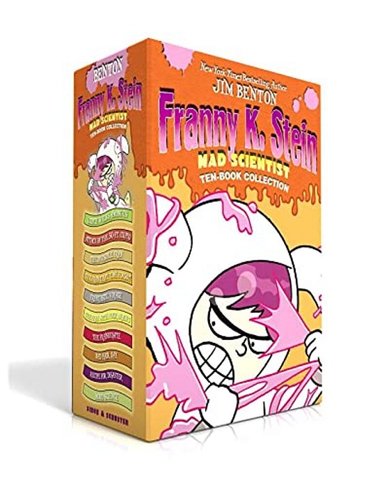 Franny K. Stein, Mad Scientist Ten-Book Collection (Boxed Set): Lunch Walks Among US; Attack Of The 50-Ft. Cupid; The Invisible Fran; The Fran That Ti-..