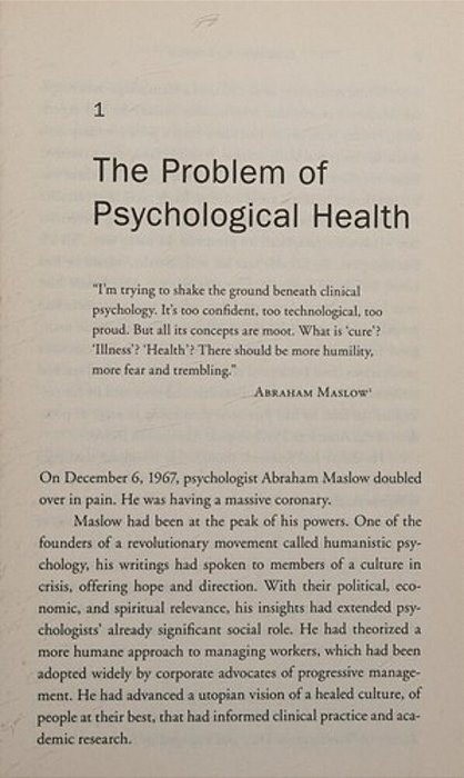 Encountering America: Humanistic Psychology, Sixties Culture, And The Shaping Of The Modern Self-..