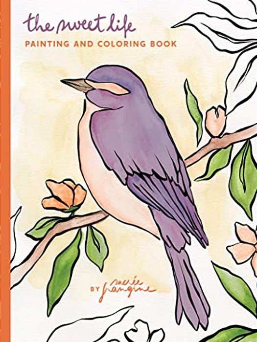 The Sweet Life Painting And Coloring Book-..