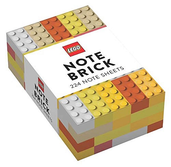 Lego(r) Note Brick (Yellow-Orange)-..