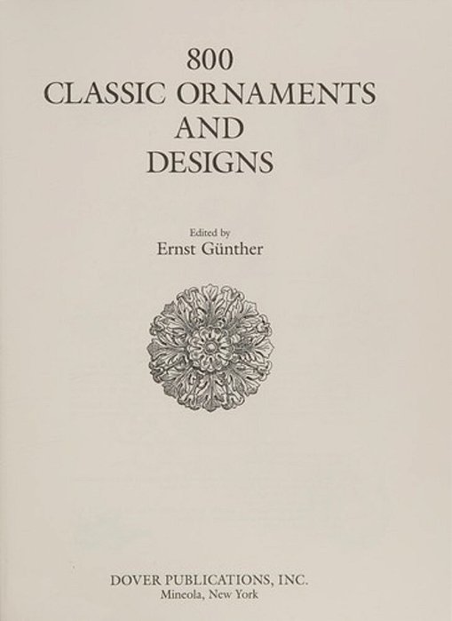 800 Classic Ornaments And Designs-..