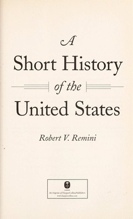 A Short History Of The United States-..