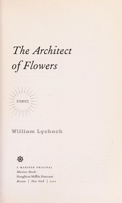 The Architect Of Flowers-..