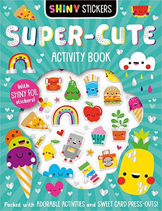 Shiny Stickers Super-Cute Activity Book-..