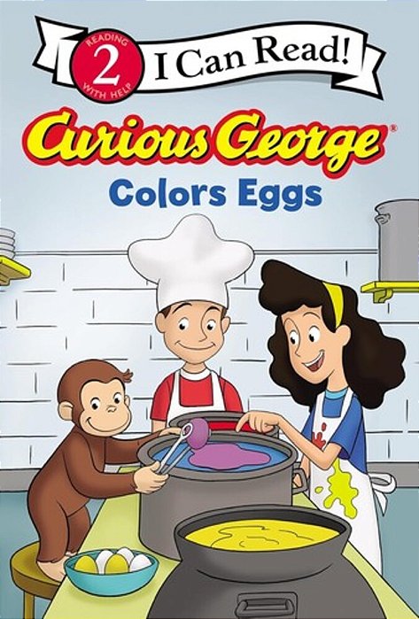 Curious George Colors Eggs-..