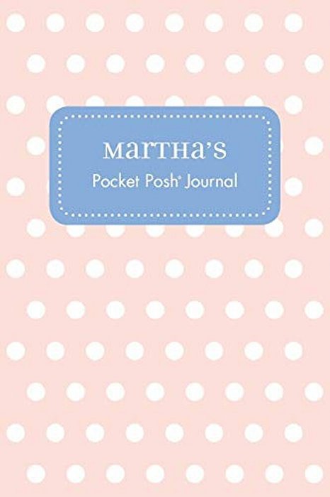 Martha's Pocket Posh Journal, Polka Dot-..