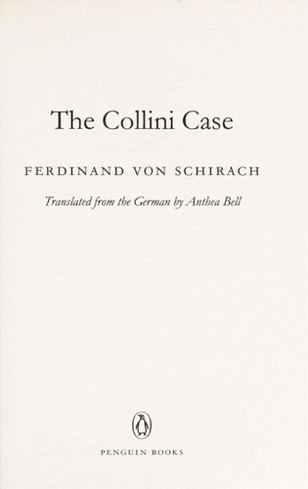 The Collini Case-..