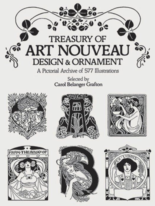 Treasury Of Art Nouveau Design & Ornament-..