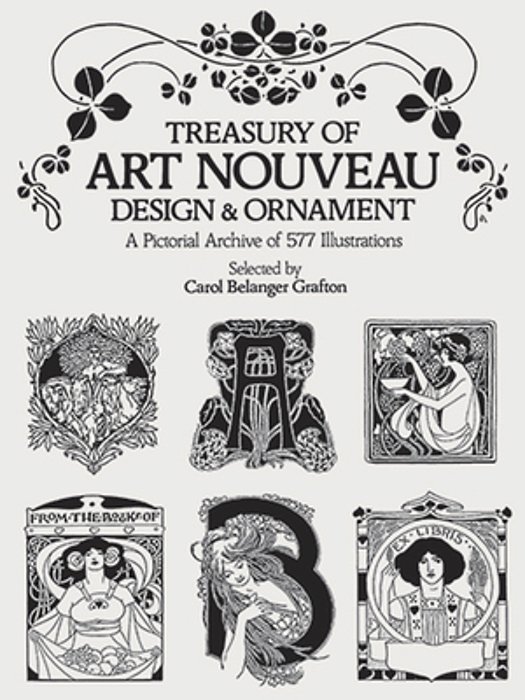 Treasury Of Art Nouveau Design & Ornament-..
