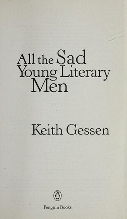 All The Sad Young Literary Men-..