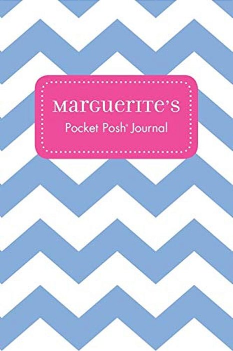 Marguerite's Pocket Posh Journal, Chevron-..