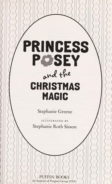 Princess Posey And The Christmas Magic-..
