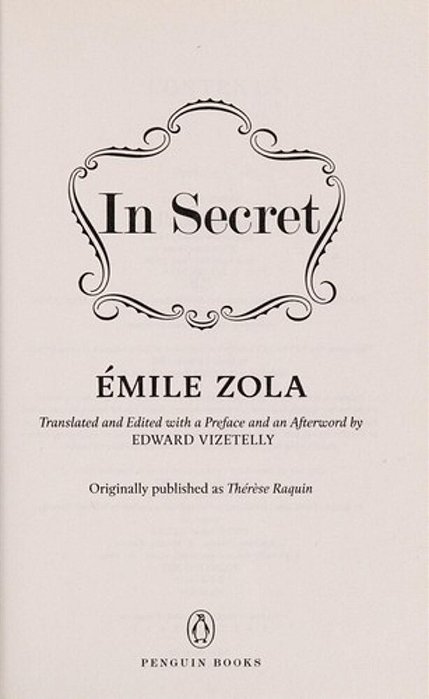 In Secret (Movie Tie-In)-..