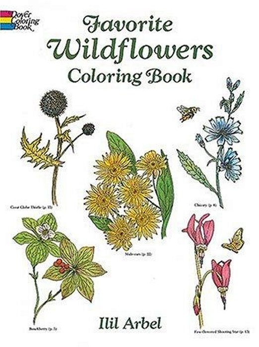 Favorite Wildflowers Coloring Book-..
