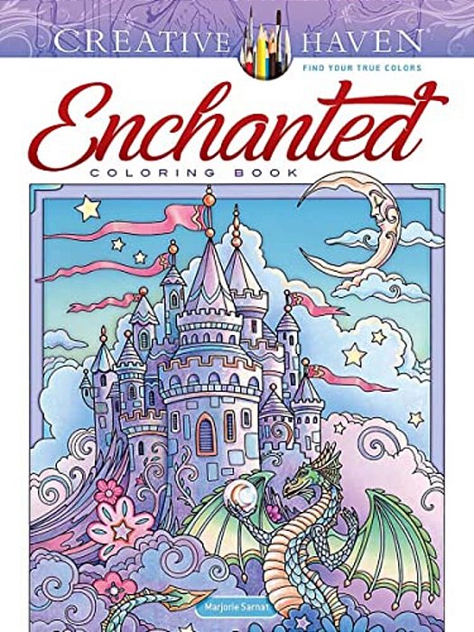 Creative Haven Enchanted Coloring Book-..