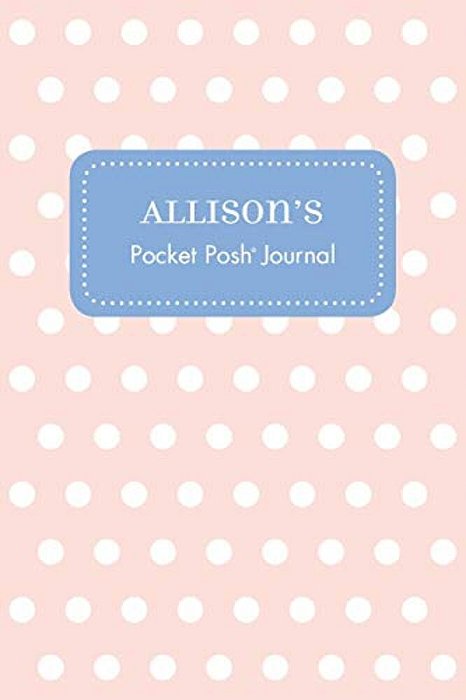 Allison's Pocket Posh Journal, Polka Dot-..