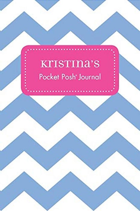 Kristina's Pocket Posh Journal, Chevron-..