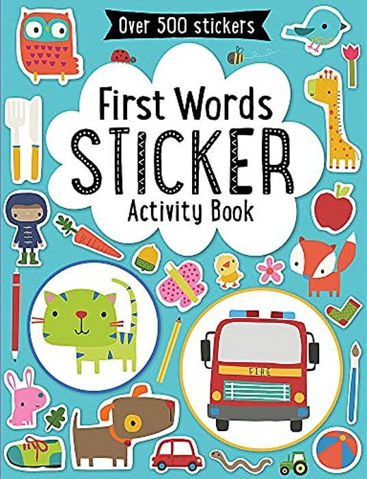 First Words Sticker Activity Book-..