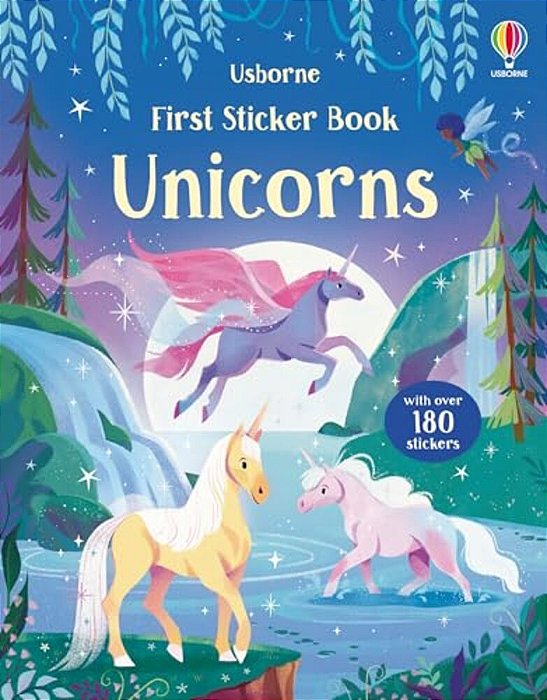 First Sticker Book Unicorns-..