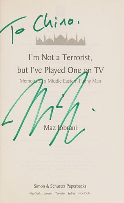 I'm Not A Terrorist, But I'Ve Played One On Tv: Memoirs Of A Middle Eastern Funny Man-..