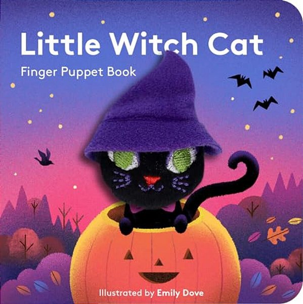 Little Witch Cat: Finger Puppet Book-..