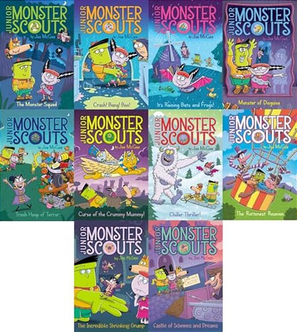 The Junior Monster Scouts Tiny-But-terrifying Collected Set: The Monster Squad; Crash! Bang! Boo!; It's Raining Bats And Frogs!; Monster Of Disguise;-..