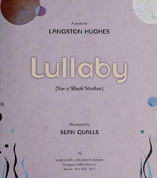 Lullaby (For A Black Mother)-..