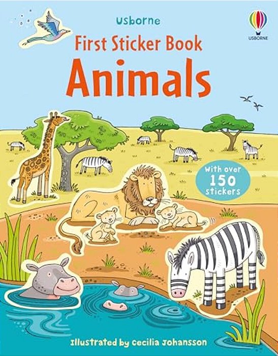 First Sticker Book Animals-..