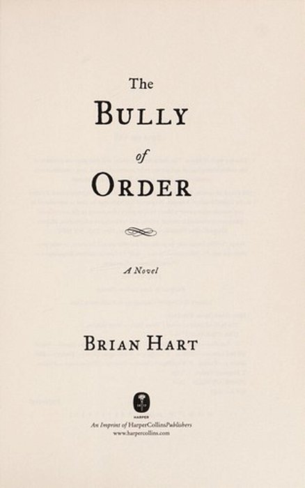The Bully Of Order-..