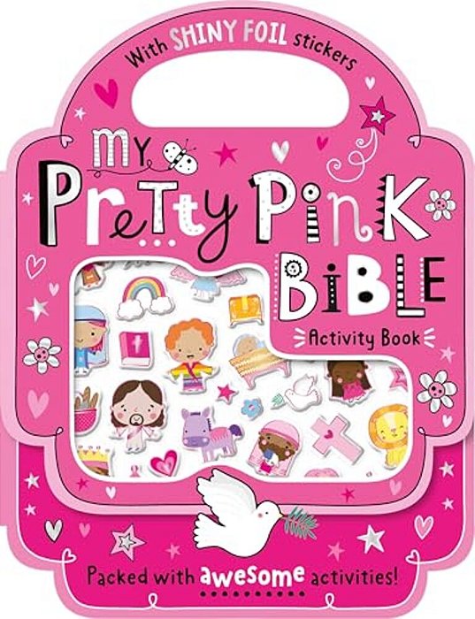 Shiny Stickers My Pretty Pink Bible Activity Book-..