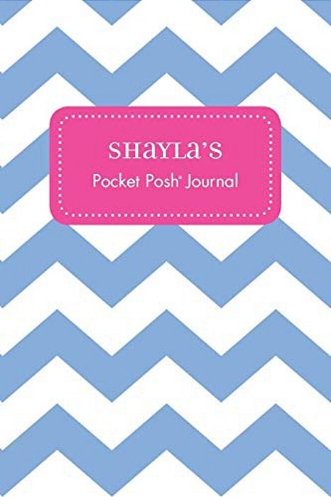 Shayla's Pocket Posh Journal, Chevron-..