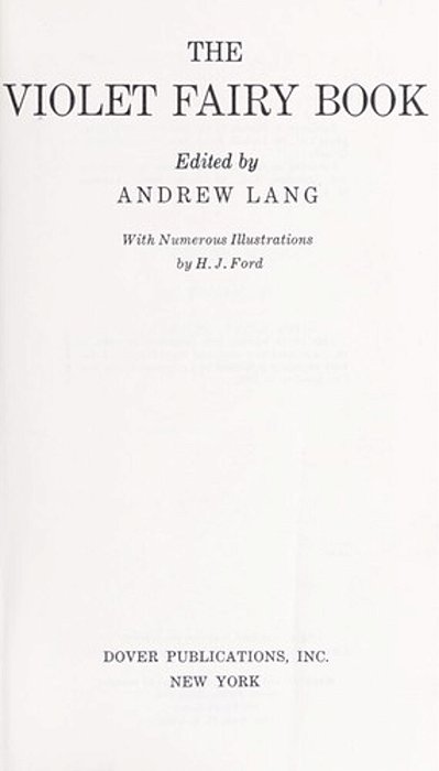 The Violet Fairy Book-..