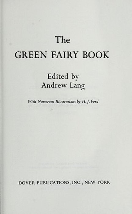 The Green Fairy Book-..