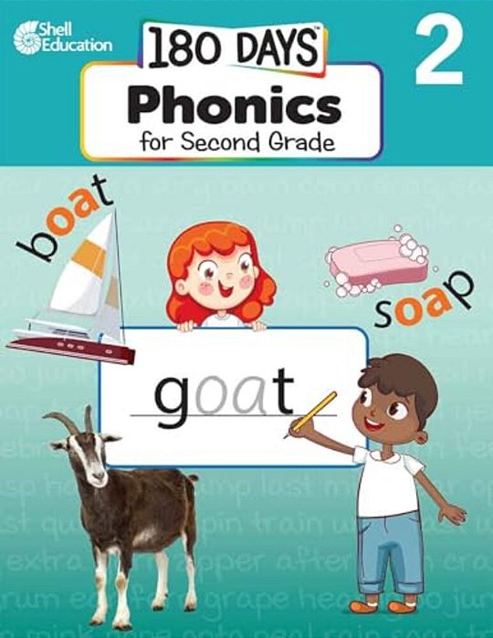 180 Days(tm) Phonics For Second Grade: Practice, Assess, Diagnose-..