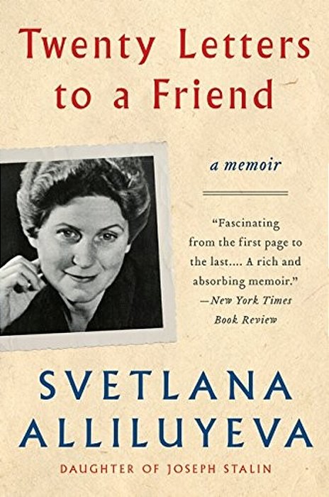 Twenty Letters To A Friend: A Memoir-..
