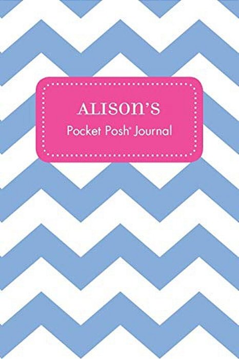 Alison's Pocket Posh Journal, Chevron-..
