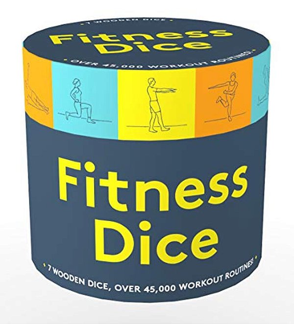 Fitness Dice: 7 Wooden Dice, Over 45,000 Workout Routines! [With Book(s)]-..