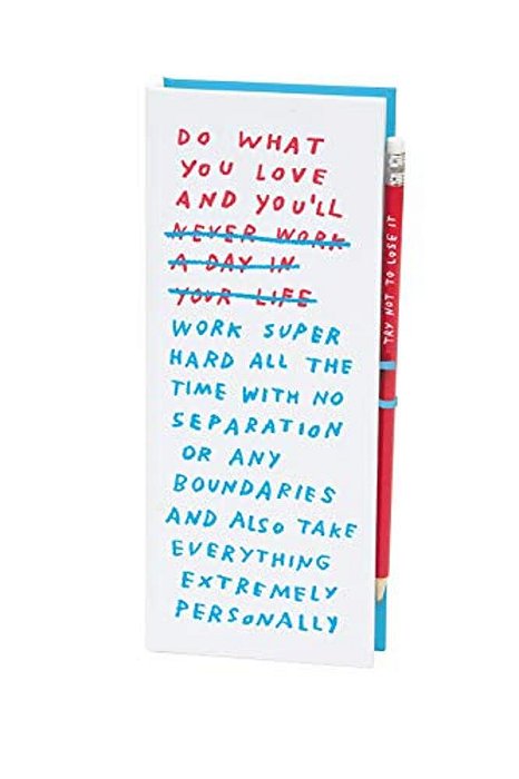 Work/Life Balance List Ledger: (Funny List Notepad For Work And Life Self-Care, Lined Notepads To Help Find Stability In Your Life)-..