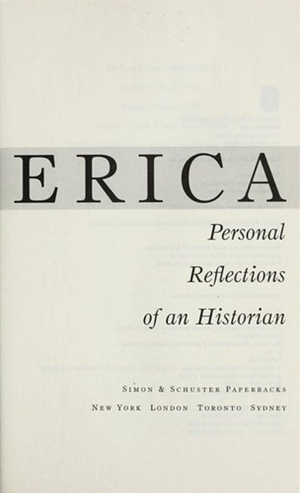 To America: Personal Reflections Of An Historian-..