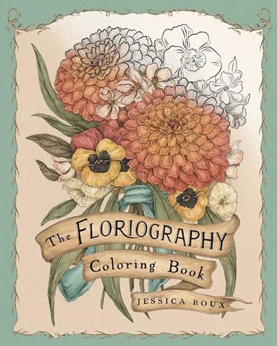Floriography Coloring Book-..