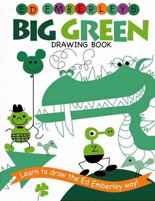 Ed Emberley's Big Green Drawing Book-..