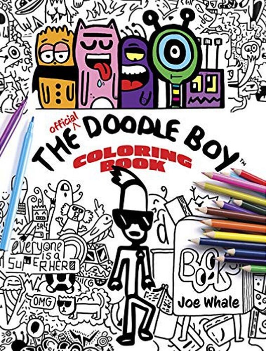 The Official Doodle Boy Coloring Book-..