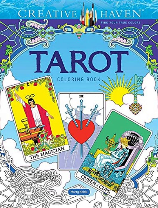 Creative Haven Tarot Coloring Book-..