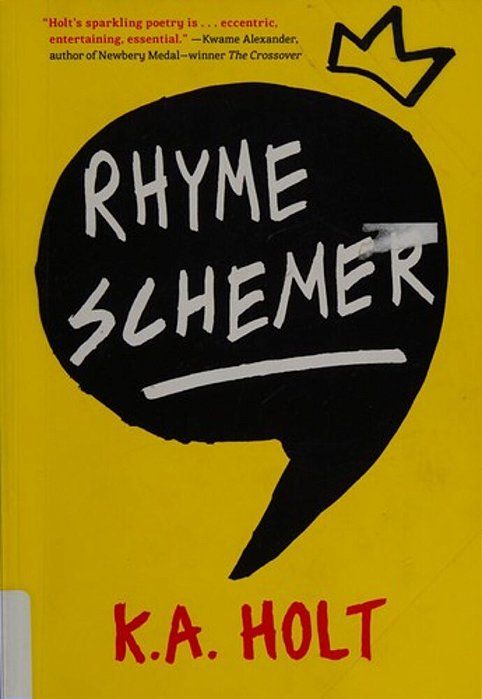 Rhyme Schemer: (Poetic Novel, Middle Grade Novel In Verse, Anti-Bullying Book For Reluctant Readers)-..