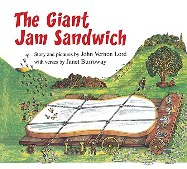 The Giant Jam Sandwich Lap Board Book-..