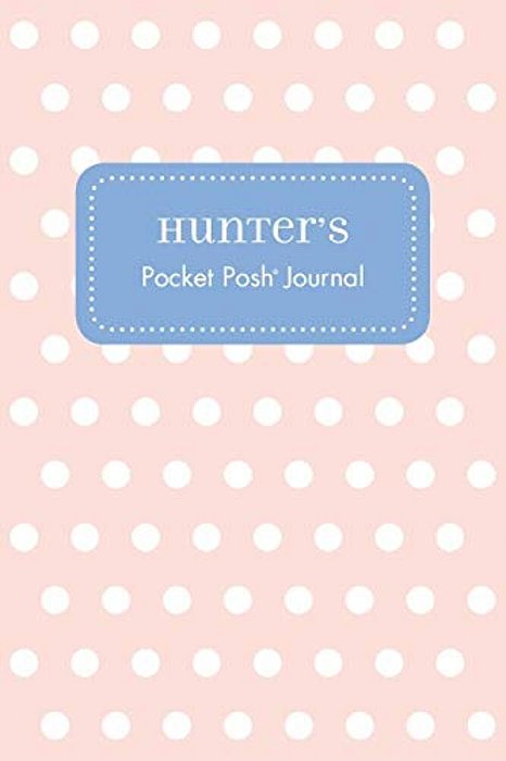Hunter's Pocket Posh Journal, Polka Dot-..
