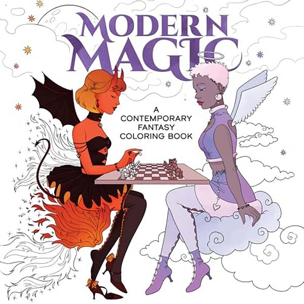Modern Magic: A Contemporary Fantasy Coloring Book-..