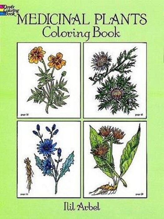 Medicinal Plants Coloring Book-..
