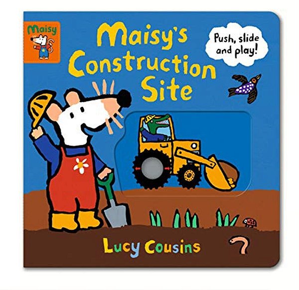 Maisy's Construction Site: Push, Slide, And Play! (A Maisy The Mouse Interactive Board Book For Toddlers And Kids)-..