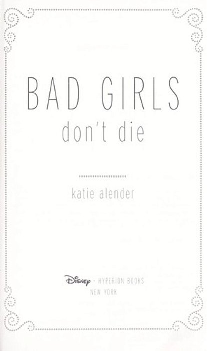 Bad Girls Don't Die-..